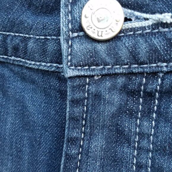 Ana Distressed Denim Cropped Jeans Size 12 - Picture 8 of 11